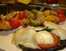 Caprese Portabella Mushrooms