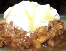 Caramel Apple And Pear Crisp