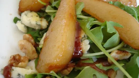 Caramelised Pear And Rocket Arugula Salad
