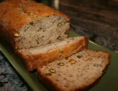 Cardamom Banana Bread With Pistachios