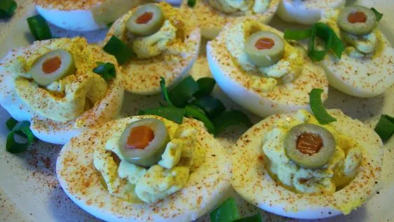 Caribbean Deviled Eggs