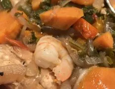 Caribbean Pepper Pot With Chicken &Amp; Shrimp