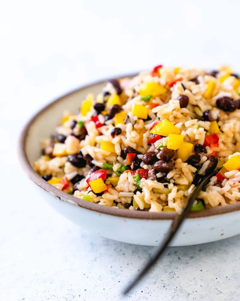 Caribbean Rice And Black Bean Salad