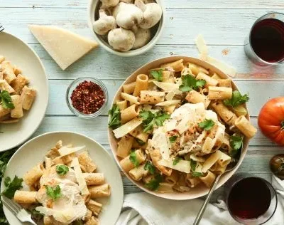 Carmelas Chicken Rigatoni Copycat