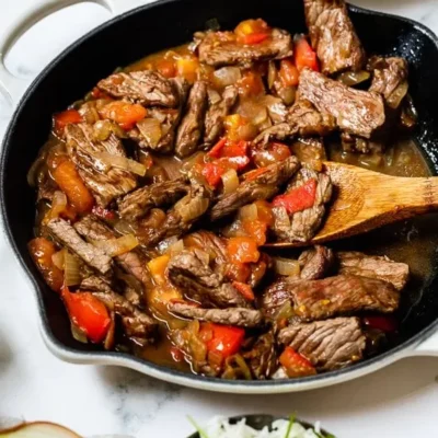 Carne En Bistec  Colombian Steak With Onions And Tomatoes