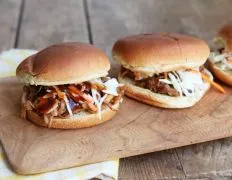 Carolina Style Pulled Pork Sandwich