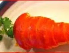 Carrot Shaped Egg Salad Crescents