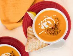 Carrot Soup With Ginger And Lemon