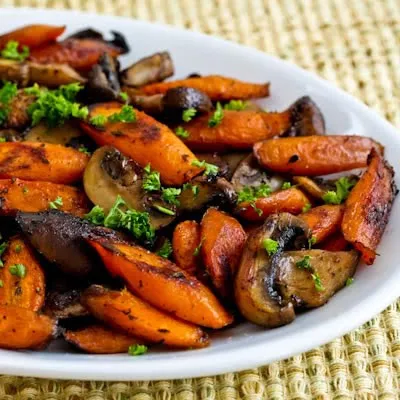 Carrots And Mushrooms Saute