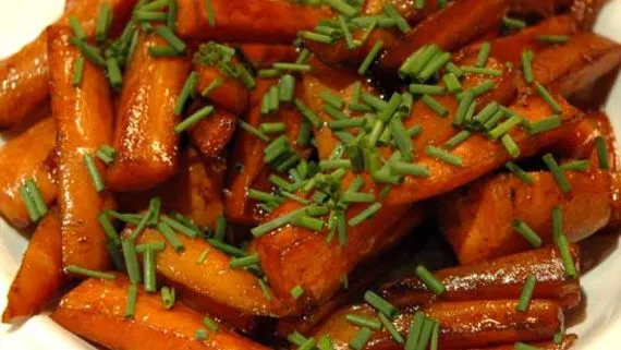 Carrots Glazed With Balsamic Vinegar And