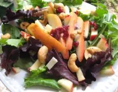 Cashew Salad With Apples &Amp; Pears