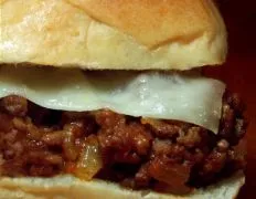 The best sloppy joes. We add chopped green