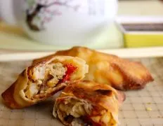 Cauliflower Egg Rolls With Sweet And Sour Sauce
