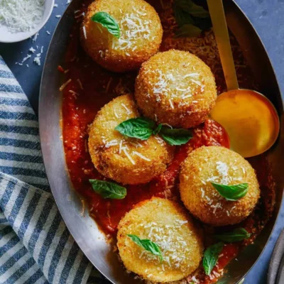 Cauliflower Rice Arancini Balls