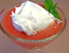 Champagne Infused Strawberry Soup
