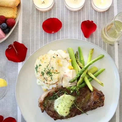 Char-Crusted Raspberry Ribs