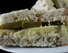 Cheese And Pickle Sandwiches