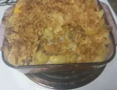 Cheese Burger Alfredo Casserole