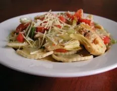 Cheese Ravioli With Fresh Tomato And