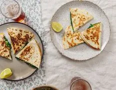 Cheese Spinach Quesadillas