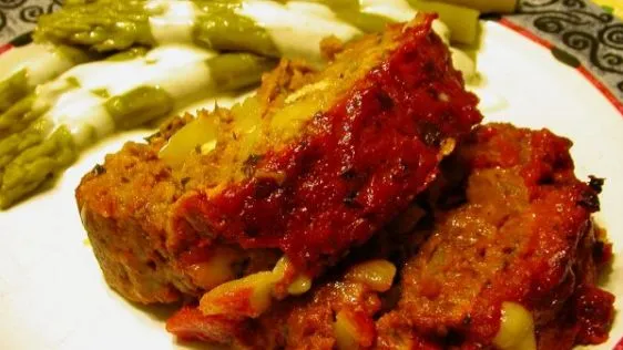 Cheese Stuffed Italian Meatloaf