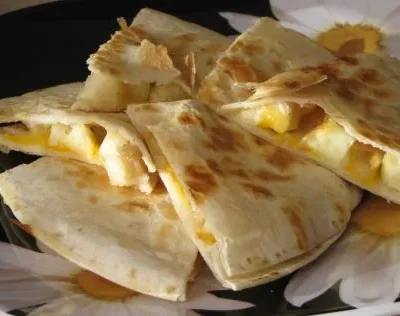 Cheesy Apple Breakfast Quesadillas