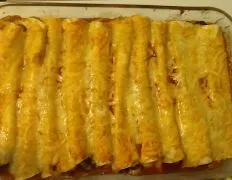 Cheesy Bean Enchiladas