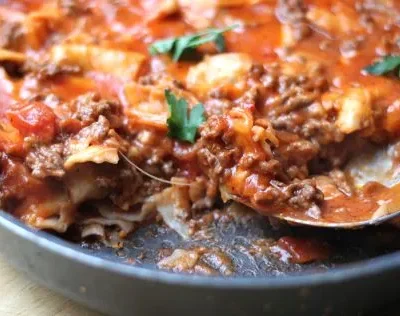 Cheesy Beef Taco Skillet