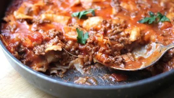 Cheesy Beef Taco Skillet