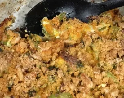 Cheesy Broccoli Casserole Low Carb