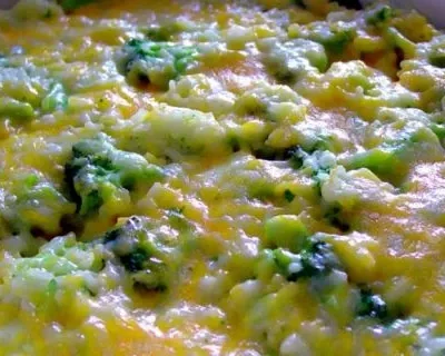 Cheesy Broccoli Rice Casserole