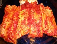 Cheesy Chicken Manicotti Oamc