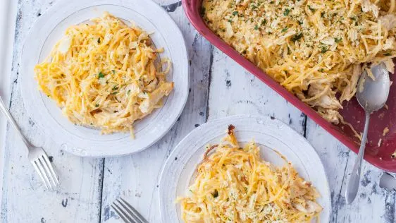 Cheesy Chicken Spaghetti