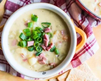 Cheesy Ham And Potato Soup