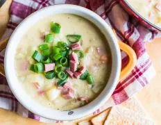 Cheesy Ham And Potato Soup