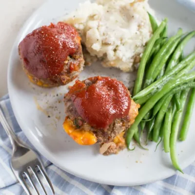 Cheesy Meat Loaf Minis