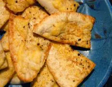 Cheesy Pita Crisps