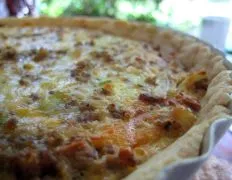 Cheesy Sausage Quiche