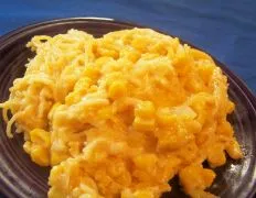 Cheesy Spaghetti Corn Casserole