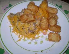 Cheesy Turkey And Tater Tot Bake: A Family Favorite Casserole