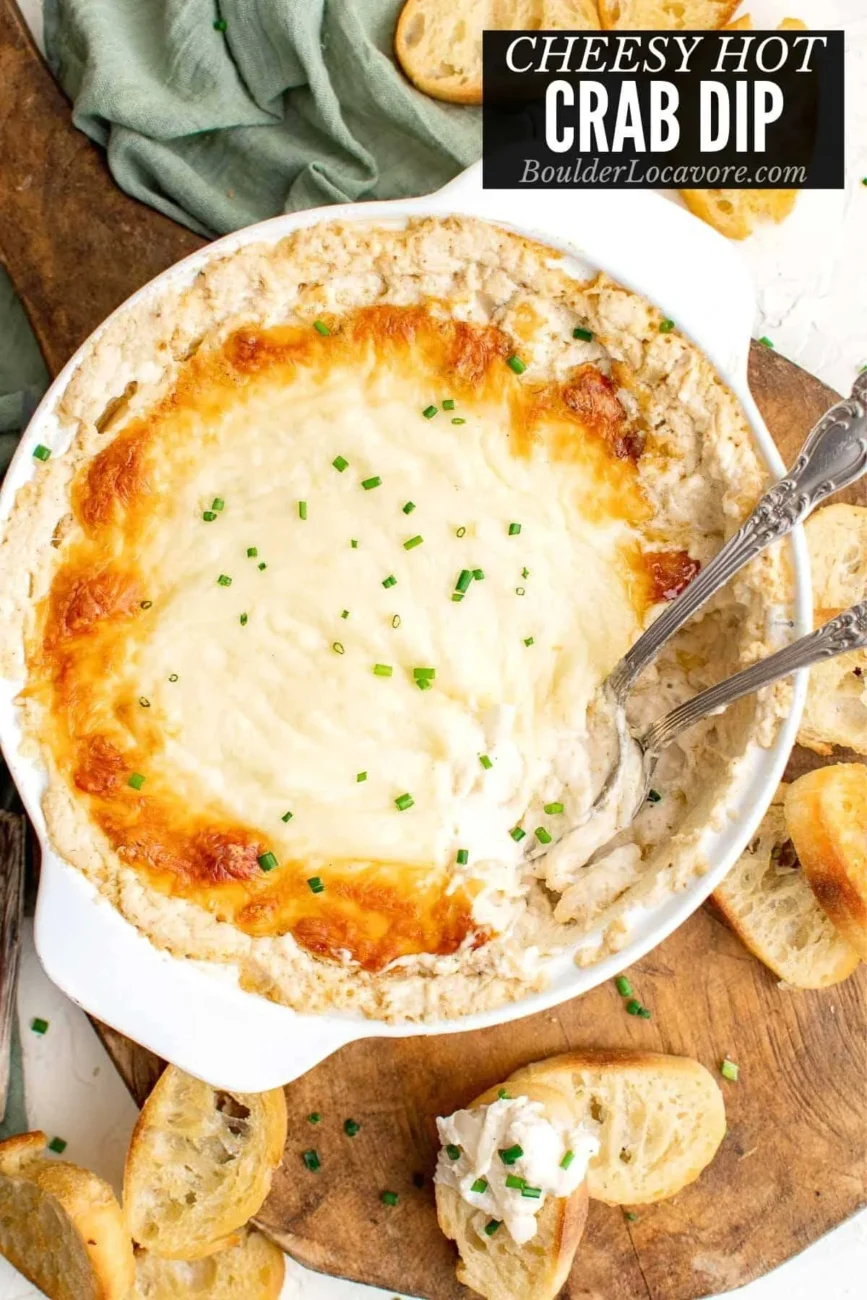 Cheesy Warm Crab Dip