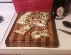 Cheesy Zucchini & Onion Flatbread