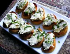 Cheezy Artichoke Crostini