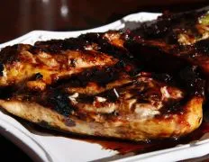 Cherry Balsamic Glazed Chicken Breasts