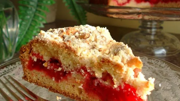 Cherry Streusel Coffee Cake