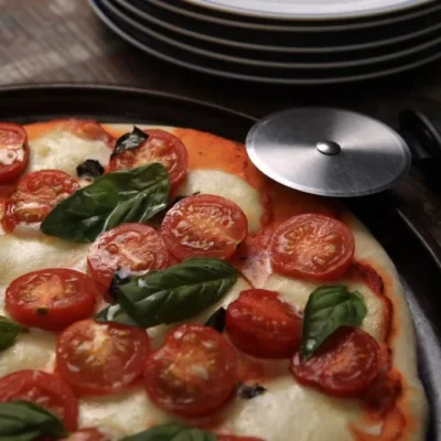 Cherry Tomato And Bocconcini Pizza