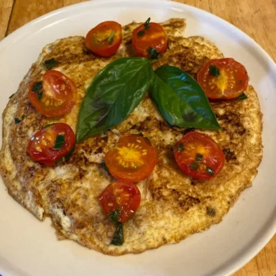 Cherry Tomato And Herb Omelette