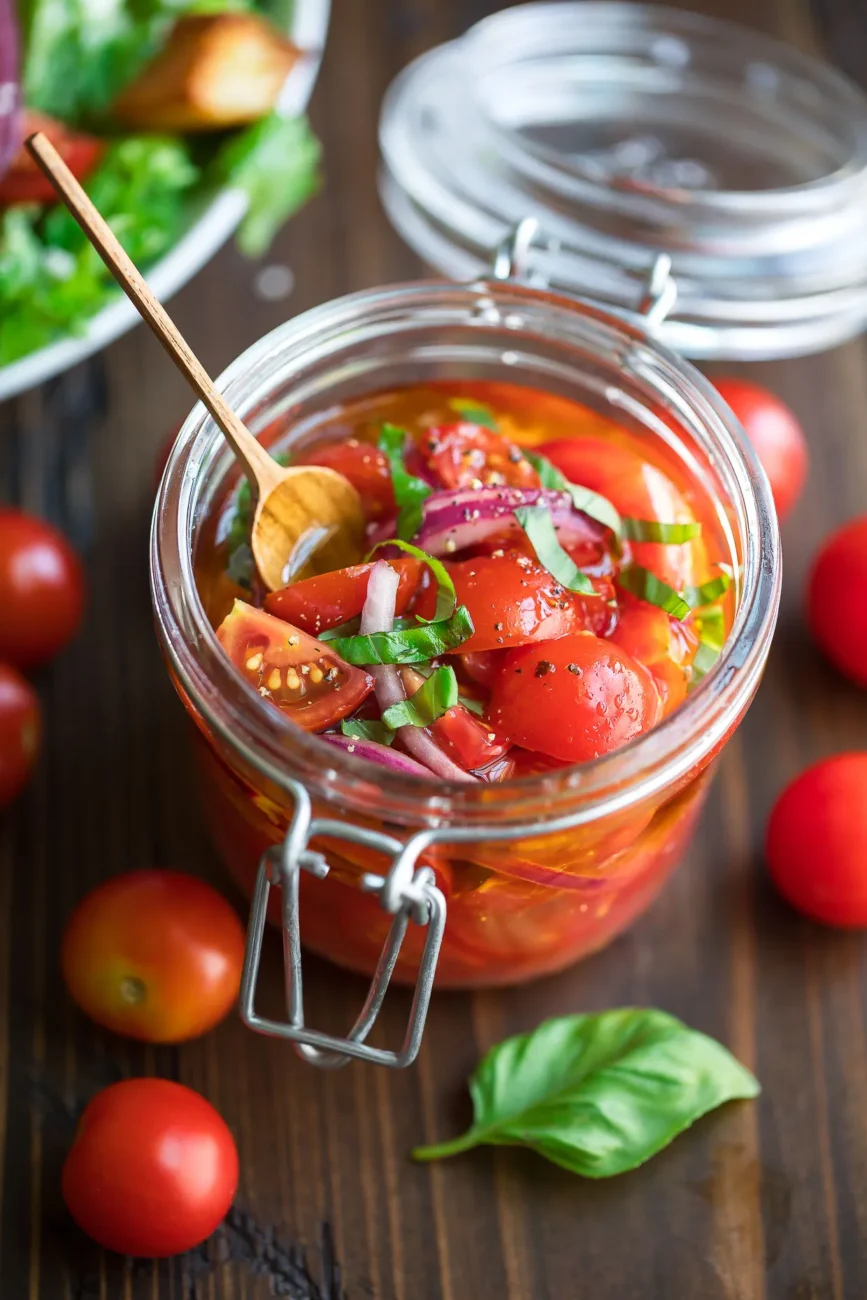 Cherry Tomatoes In Herb Marinade
