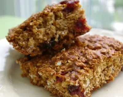 Chewy Fruit &Amp; Oatmeal Bars