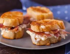 Chicken And Bacon Pan Fried Sandwich